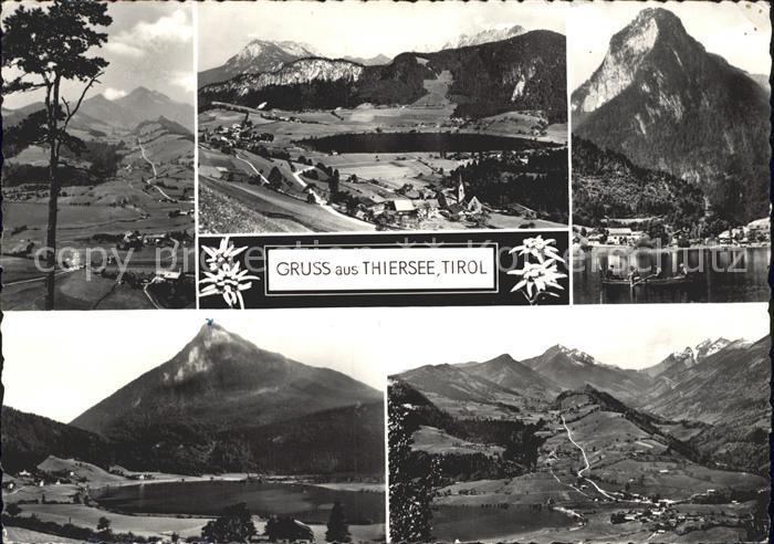 Thiersee Panorama Alpen See