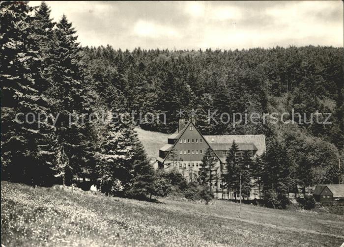 Rehefeld-Zaunhaus FDGB Erholungsheim Aufbau