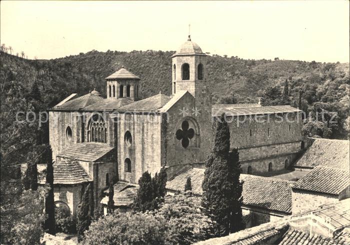 Narbonne Aude Abbaye de Fontfroide Chevet de l'Eglise