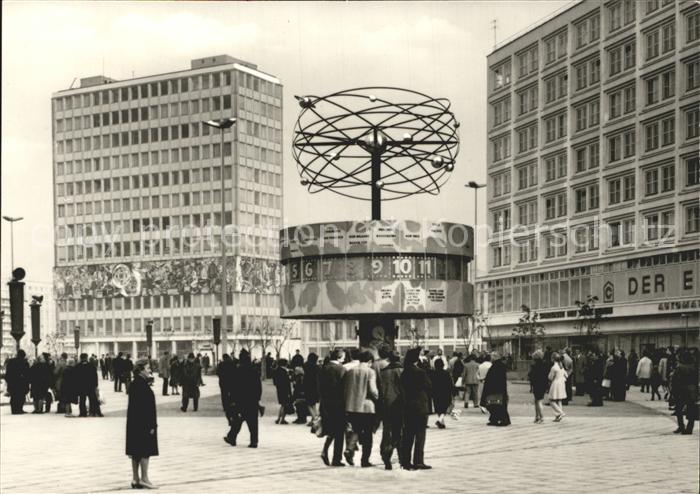 BERLIN  CITY Urania Weltzeituhr Alexanderplatz