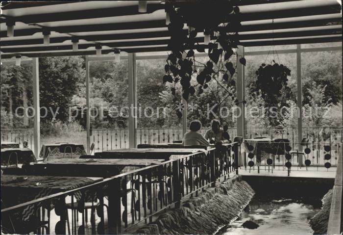 Guehlen Glienicke Konsum Gaststaette Boltenmuehle Saal mit Bienenbach