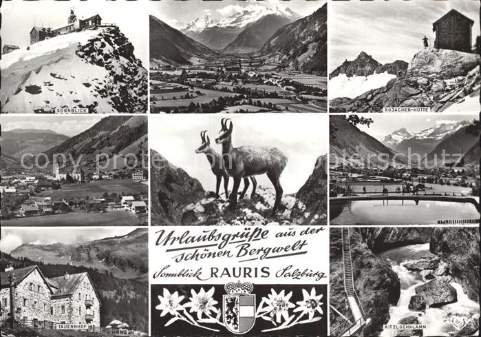 Rauris Sonnblick Panorama Rosacher Huette Gemsen Tauernhof Kitzlochklamm
