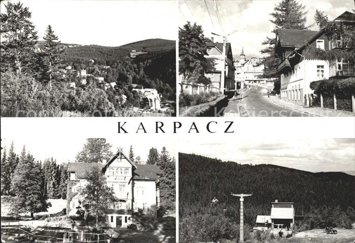 Karpacz Ulica 1 Maja Dom Wypoczynkowy FWP Syrena Stacja wyciggu krzeselkowego n