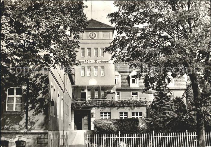 Bad Wilsnack Puschkin Kurhaus