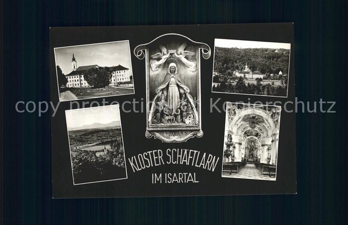 Schaeftlarn Kloster Inneres Gnadenbild Panorama Isartal