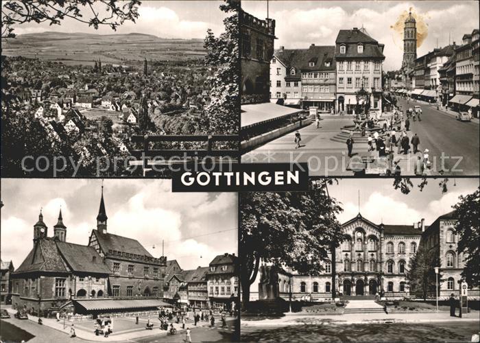 Goettingen Niedersachsen Totalansicht Weenderstr Rathaus Auditorium