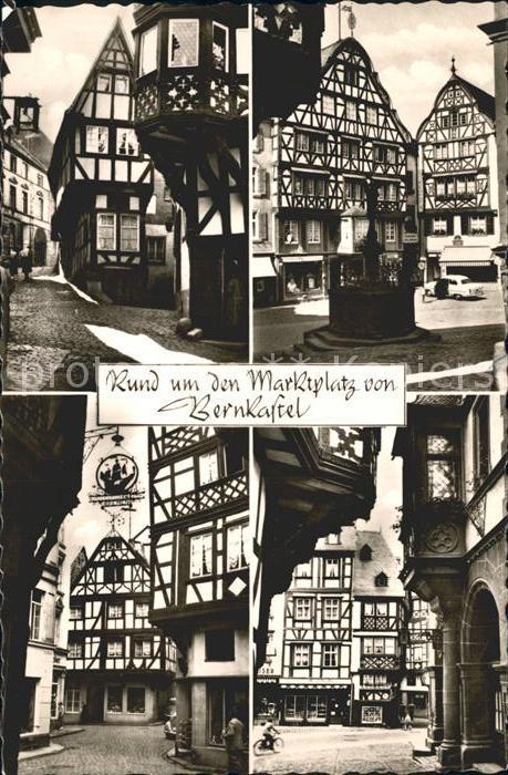 BERNKASTEL-KUES Berncastel Rheinland-Pfalz Rund um den Marktplatz