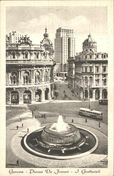 Genova Genua Liguria Piazza de Ferrari