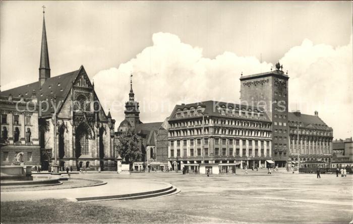 LEIPZIG Sachsen Karl Marx Platz Kirche