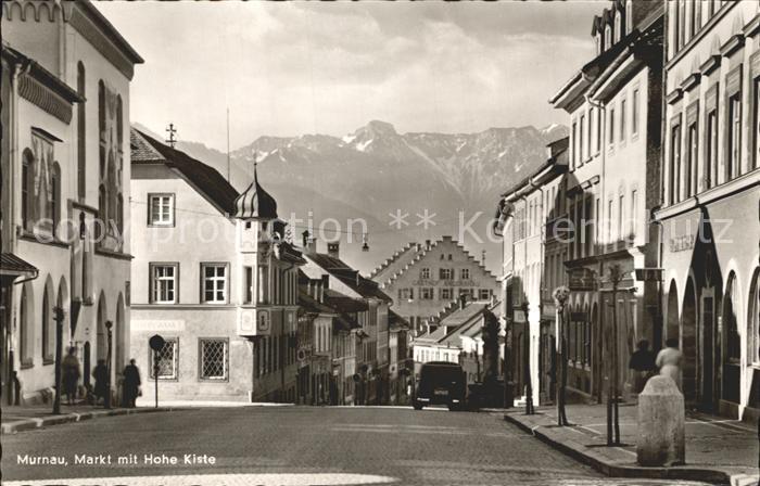 Murnau Staffelsee Markt mit Hohe Kiste