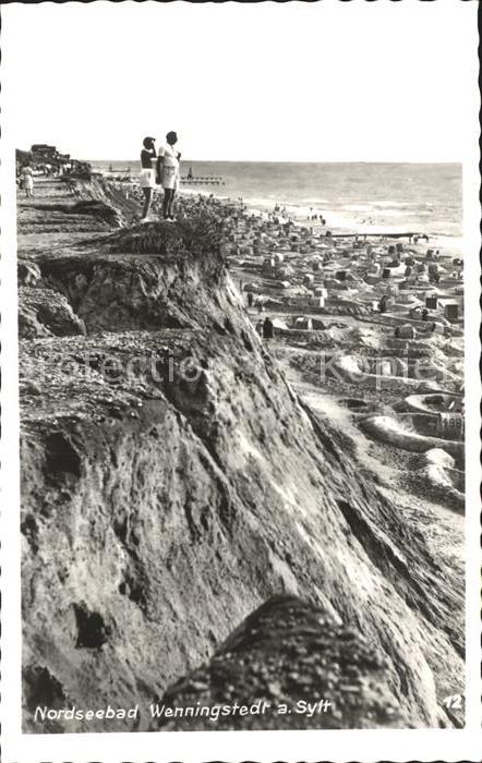 Wenningstedt Sylt Steilkueste Strand