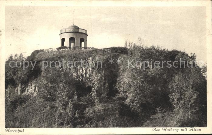 Herrnhut Der Hutberg mit Altan