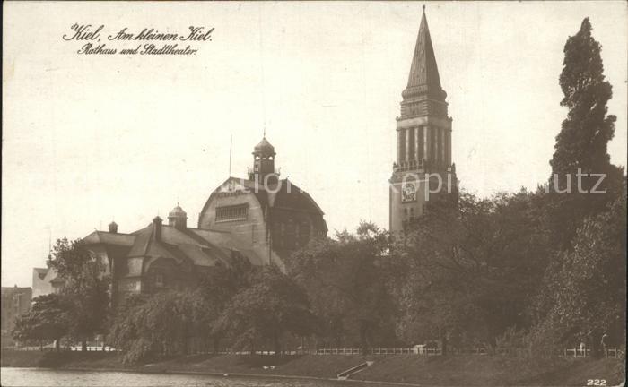 KIEL  CITY Am kleinen Kiel Rathaus Stadttheater
