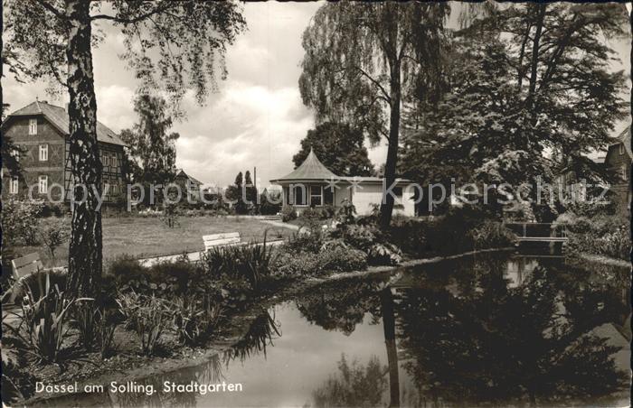 Dassel Solling Stadtgarten Teich