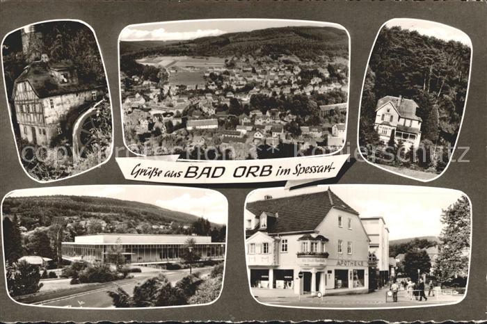 Bad Orb Muehle Totalansicht Spessarthaus Halle Stadtapotheke