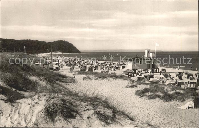Baabe Ostseebad Ruegen Strandpartie