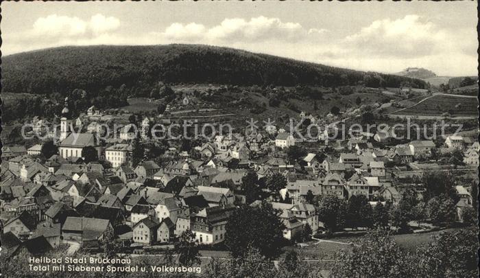 Brueckenau Bad Total mit Siebener Sprudel und Volkersberg