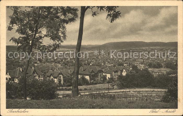 SAARBRueCKEN Saarland Totalansicht