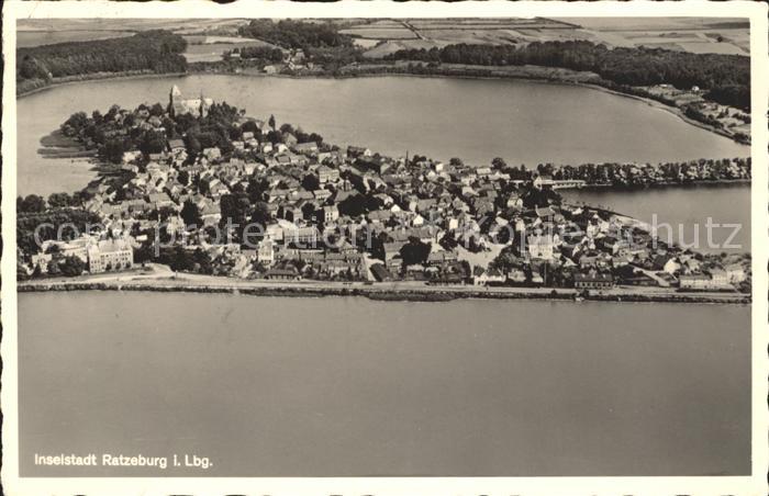 Ratzeburg Schleswig-Holstein Inselstadt Fliegeraufnahme