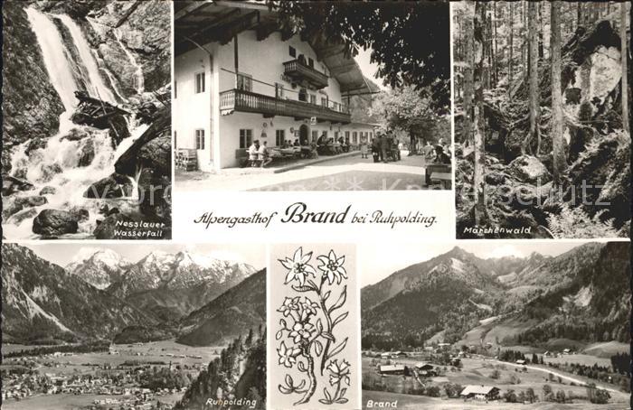 Ruhpolding Bayern Nesslauer Wasserfall Alpengasthof Brand Maerchenwald Totalansi