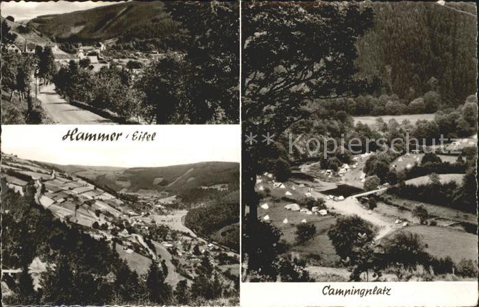 Hammer Monschau Total und Teilansicht Campingplatz