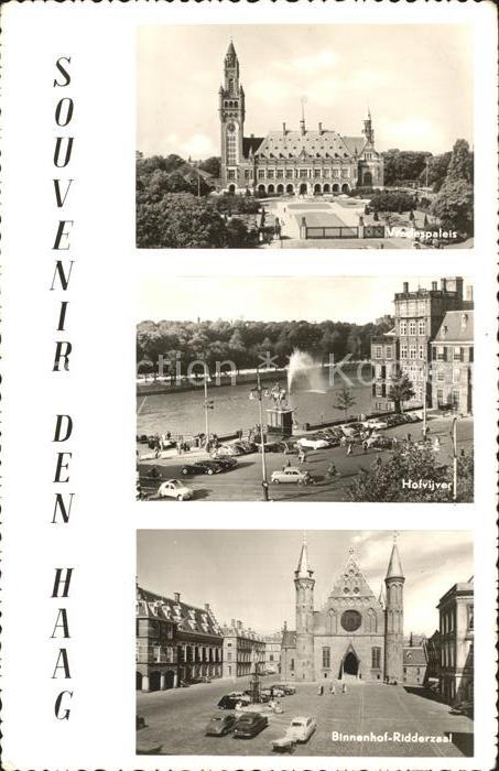 Den Haag Vredespaleis Hofvijver Binnenhof Ridderzaal