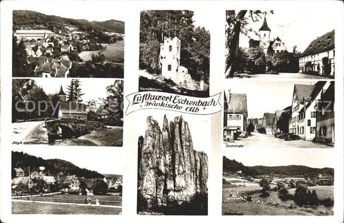 Eschenbach Mittelfranken Panorama Heroldsturm Schloss Hirschbach Dorfstr Riffler