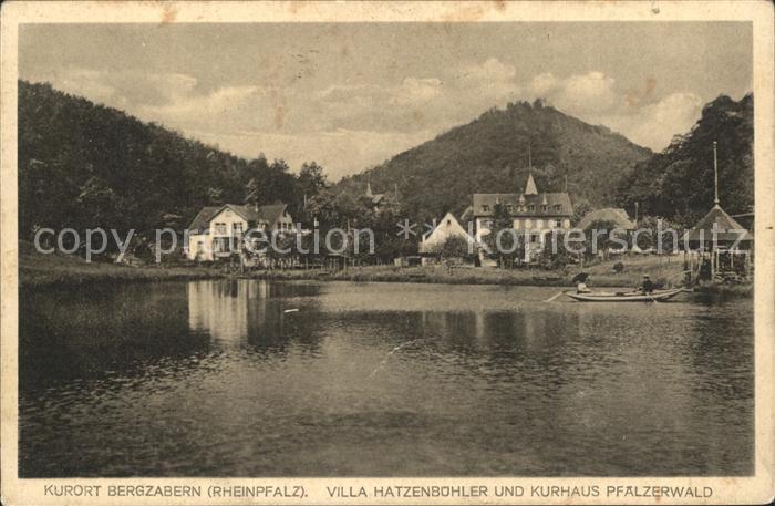 Bad Bergzabern Villa Hatzenbuehler und Kurhaus Pfaelzerwald