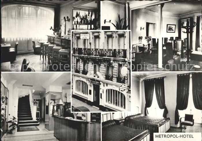 Paris Metropol Hotel Gastraum Bar Rezeption Zimmer