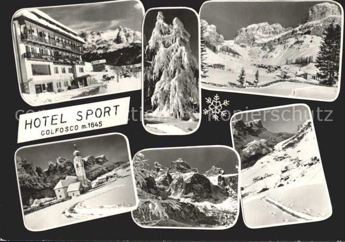 Colfosco Hotel Sport Winteridylle Kirche