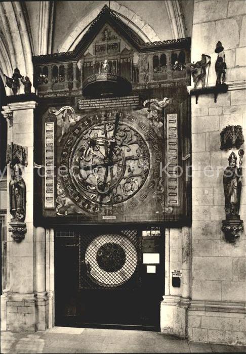 Muenster Westfalen Die Astronomische Dom Uhr 14tes Jhdt