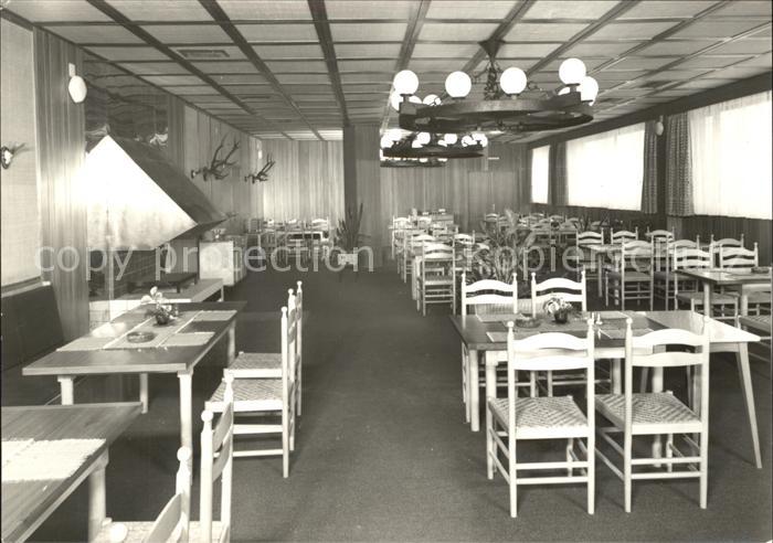 Oberhof Thueringen HOG Oberer Hof Jaegerrestaurant Gastraum