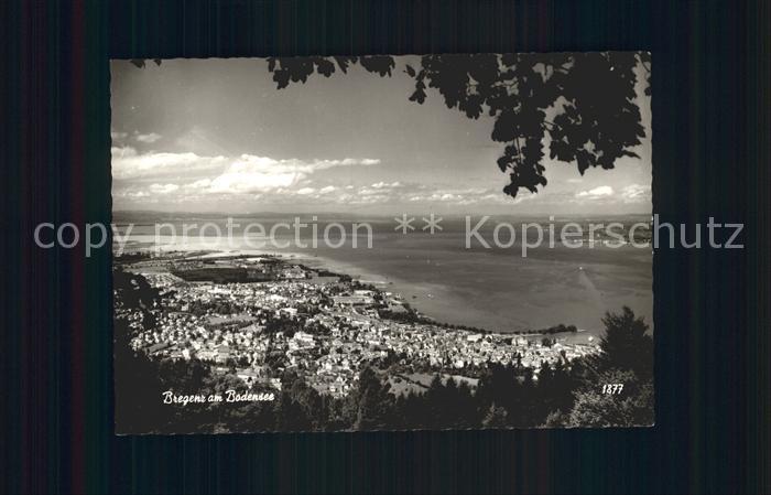 Bregenz Vorarlberg Bodensee Totalansicht
