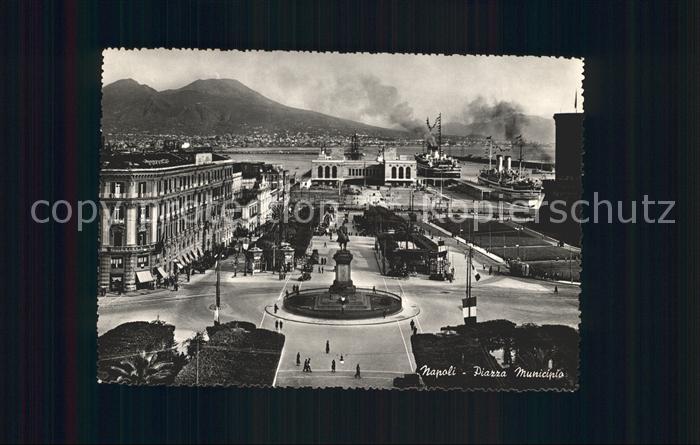 Napoli Neapel Piazza Municipio