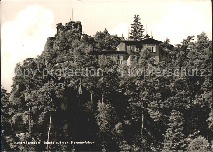 Jonsdorf Baude auf den Nonnenfelsen