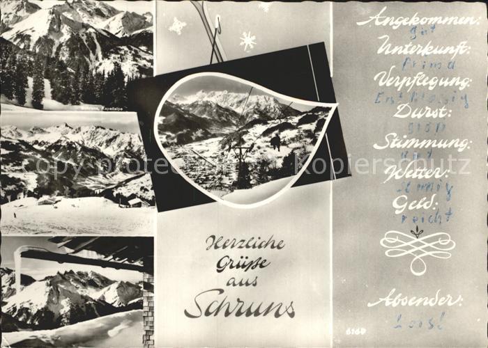 Schruns Vorarlberg Total und Teilansichten