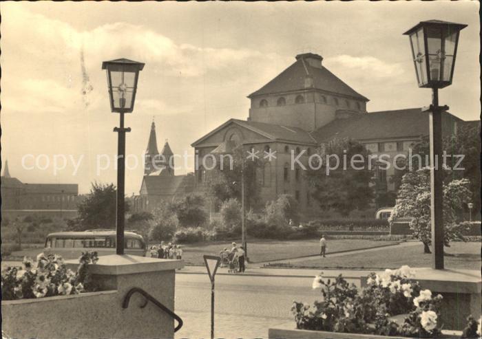 Nordhausen Thueringen Blick zum Theater