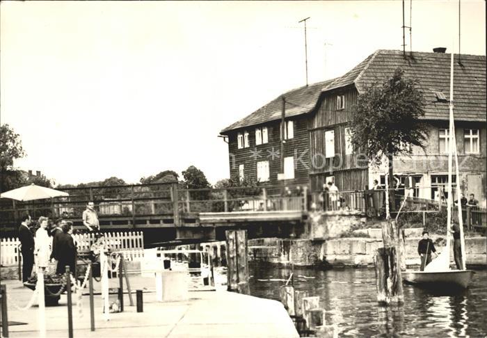 Malchow Partie an der Drehbruecke
