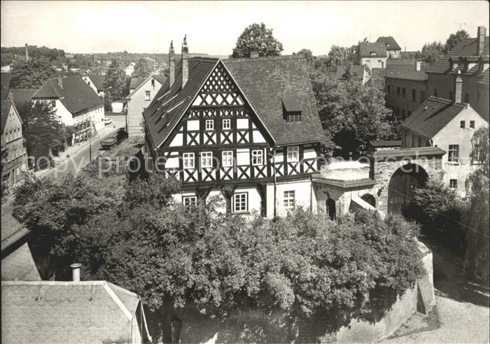 Goessnitz Saale Altes Pfarrhaus Fachwerkhaus