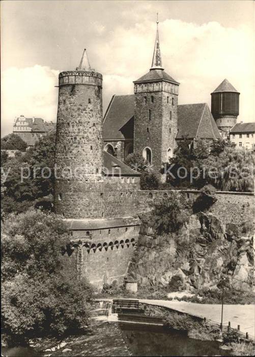 Bautzen Sachsen Alte Wasserkunst Michaelskirche und neuer Wasserturm