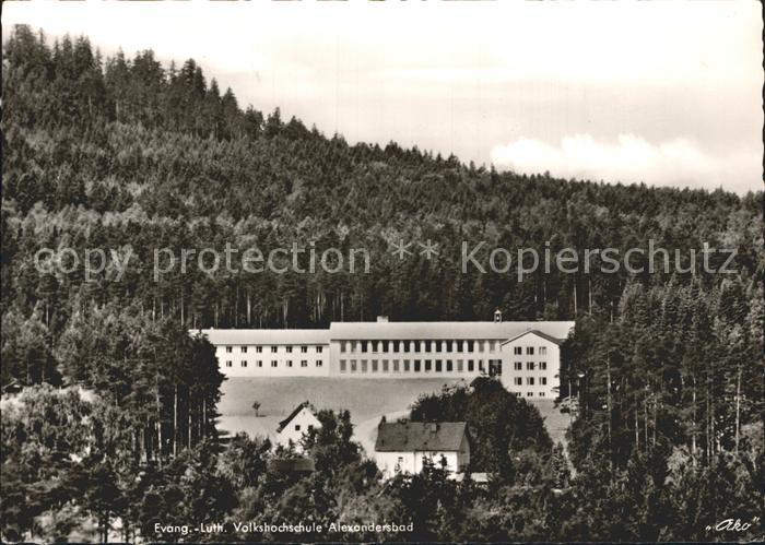 Alexandersbad Bad Ev luth Volkshochschule