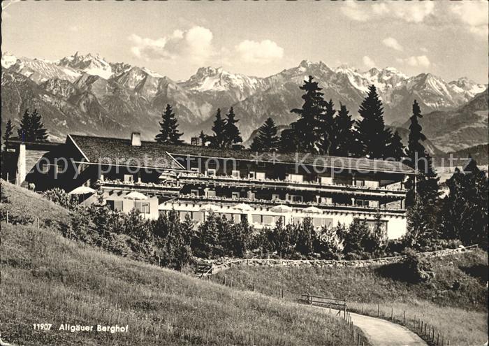 Sonthofen Oberallgaeu Allgaeuer Berghof mit Alpe Eck