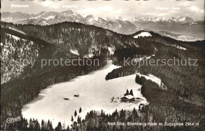 Bad Toelz Rathaus Blomberg Haus Zugspitze Wetterstein Zugspitze