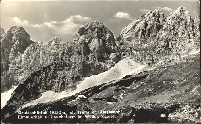 Ellmau Tirol Gruttenhuetten Treffauer Kaiserkopf Elmauerhalt Leuchsturm Wilden K
