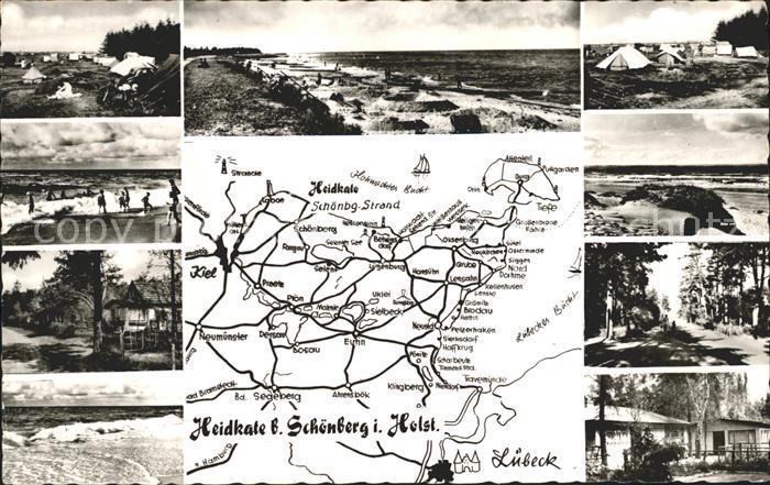 Heidkate Schoenberg Strand Waldweg Zeltplatz