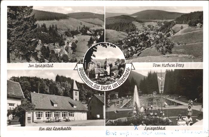 Wildemann Harz Goslar Niedersachsen Spiegeltal Spiegelbar Lesehalle