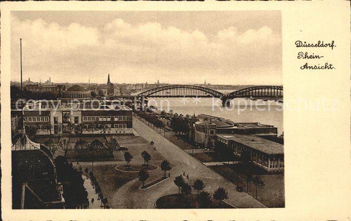 DuessELDORF  CITY Rheinansicht