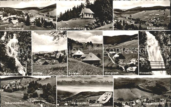 Todtnauberg Schwarzwald BW Wasserfall Schwimmbad Alpenansicht Wiesentalblick Ha