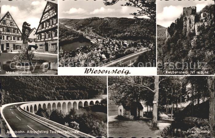 Wiesensteig Reussenstein Filsursprung Marktbrunnen