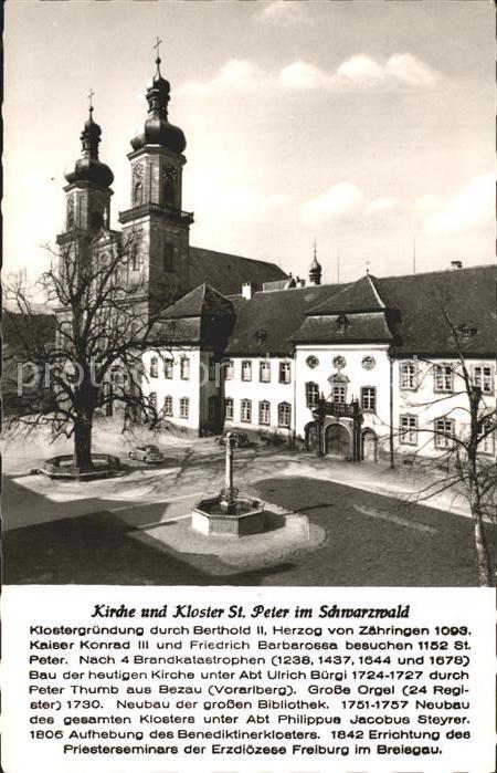 St Peter Schwarzwald Kirche Kloster
